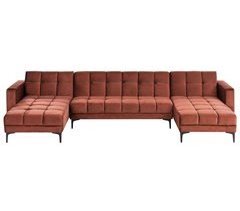 Beliani Sofá cama Terciopelo ALNES