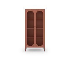 Aparador alto DIORA 2 puertas terracota