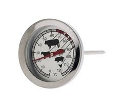 Well Home Termómetro de carne para Barbacoa en acero inoxidable