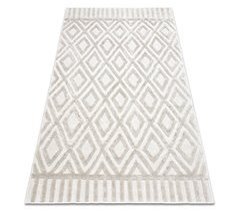 Alfombra SANTO sisal 58377 diamantes Geométrico zigzag 80x150