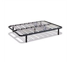 Somier Multiláminas - Tubo de Acero - Refuerzo lumbar sin patas
