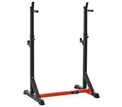 Soporte para Barra Pesas Acero, PP HOMCOM