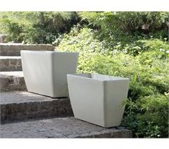 Beliani Conjunto de 2 macetas BARIS