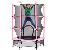 Cama Elástica Infantil Acero, PP HOMCOM