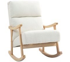 Silla Mecedora Poliéster, Espuma HOMCOM, hogar - sofás y butacas