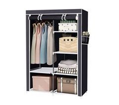 Armario Vestidor Tela Con Puertas Cremallera Nyana Home 105