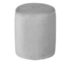 Puff redondo STYLE 40x35cm color gris 