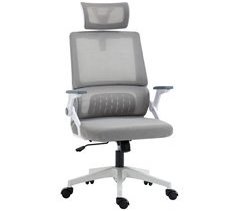 Silla de Oficina Malla, Espuma, PP, Tablero Multicapa Vinsetto