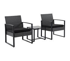 Conjunto de Jardín Metal, PE Outsunny