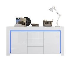 Aparador con 2 puertas y 3 cajónes