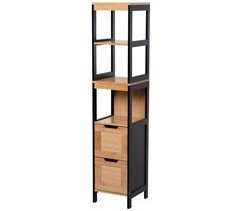Armario Alto para Baño MDF, Bambú kleankin, hogar - baño
