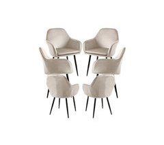 Pack 6 Sillas Chic Black