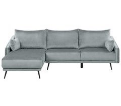 Beliani Sofá de 3 plazas Terciopelo VARDE