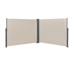 Toldo lateral doble Alcazaba - exterior - acero y poliéster 300x300