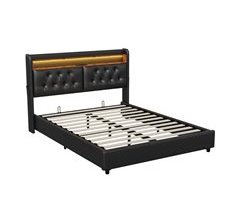 Cama con almacenamiento 200x140