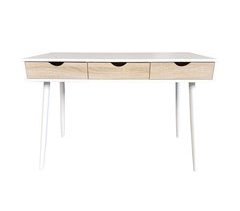 Mesa de escritorio ARTURO 3 cajones blanco