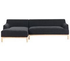 Beliani Sofá esquinero Poliéster SOSJO