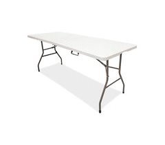 Mesa plegable de resina Yoevu, para interior y exterior 240x74