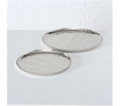 Centro aluminio plateado PASSIE 39cm