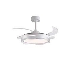 Ventilador de techo Ondas Bel Air W  aspas retráctiles con luz L