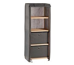 Estanteria tela 2 cajones colección KIPIT 113