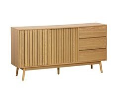 Consola baja Trend  puertas correderas +  cajones