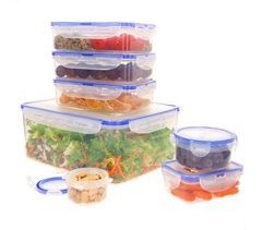 Max Home Pack 7 recipientes herméticos plástico 0,1 a 5L