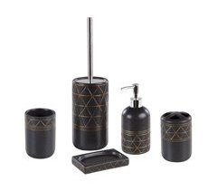 Beliani Conjunto de accesorios de baño LANCO