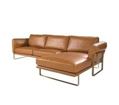 Sofá chaise longue derecha piel 6232