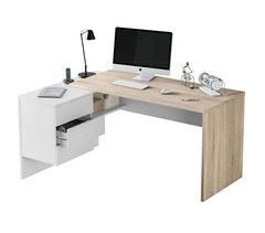 Despacho Zeus: Mesa Escritorio con 3 Estanterías