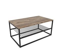 Mesa de centro con patas de metal WellHome