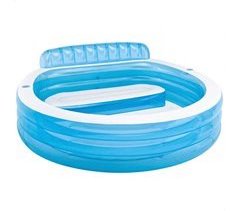 Piscina hinchable INTEX con sillón 229x218x79 cm - 590 l