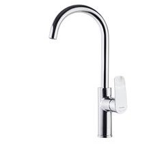 Grifo de Fregadero de Cocina Monomando con Caño Alto