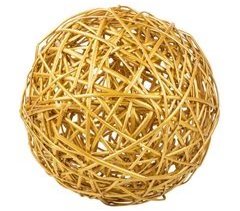 Bola de decoración de mimbre