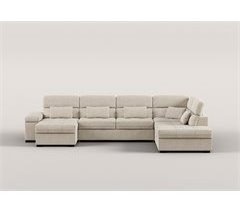 Rinconera con forma de U XXL STEWART