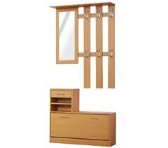 Conjunto Muebles de Entrada Tablero de partículas HOMCOM 90