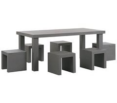 Beliani Conjunto de comedor TARANTO