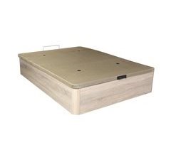 Canapé Abatible ATENAS Tapa Tapizada 3D Madera 150x190