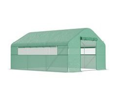 Invernadero de Túnel PE, Acero Galvanizado Outsunny