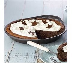 Molde de tarta plano Asimetría Pyrex antiadherente