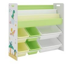 Estantería Infantil Rødøy con cajas - Motivo de dinosaurio