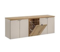 Mueble bajo lavabo 1 4 puertas cesto de ropa Manoa