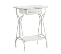 Mesa auxiliar 1 cajón Estructura de metal