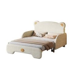 Cama nido infantil de terciopelo