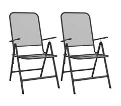 Silla jardín plegable 2 uds
