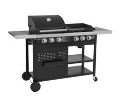 Barbacoa de gas VESUVIO Duo - 3 quemadores + plancha