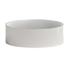 Lavabo Cilíndrico para Mueble de Baño  Cerámica