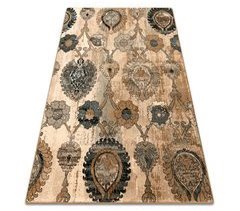 Alfombra de lana POLONIA Olivo Ornamento 235x350