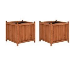 Juego de maceteros elevados