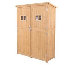 Cobertizo de Madera Madera de Abeto Outsunny